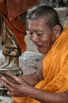 Monk Reading Texts