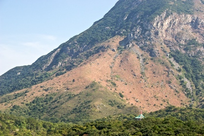 Mountainous Lantau Island